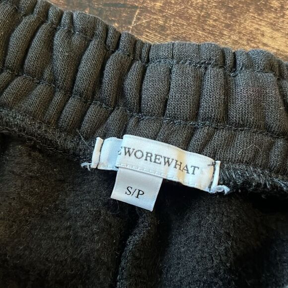 WeWoreWhat • Black pull on rolled sweat shorts - Picture 7 of 8